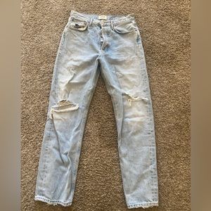 Agolde High Rise Straight Jean